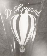 Glasgravur: Heissluftballon