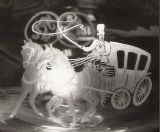 Glasgravur: Hochzeitskutsche