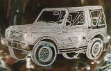 Glasgravur: Jeep