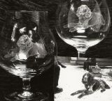 Glasgravur: Portrait-Jagdhund
