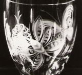 Glasgravur: Schmetterlinge