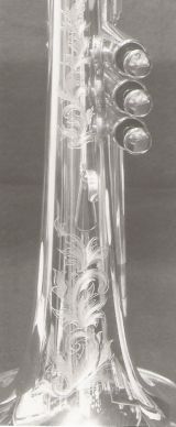 Gravur auf Metall: Trompete