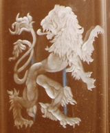 Glasgravur: bayr.-Loewe