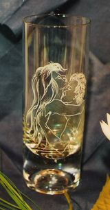 Glasgravur: Paar auf Longdrink